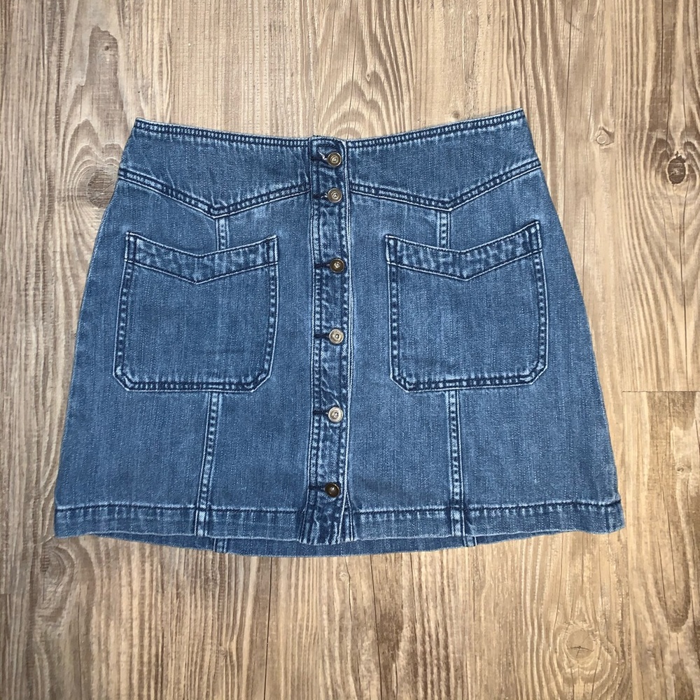 Free People Denim Skirt